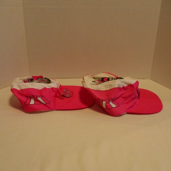 Circus Circus Las Vegas Casino Pink White Blue Hip Pack Painter Hat Bundle - Picture 8 of 14
